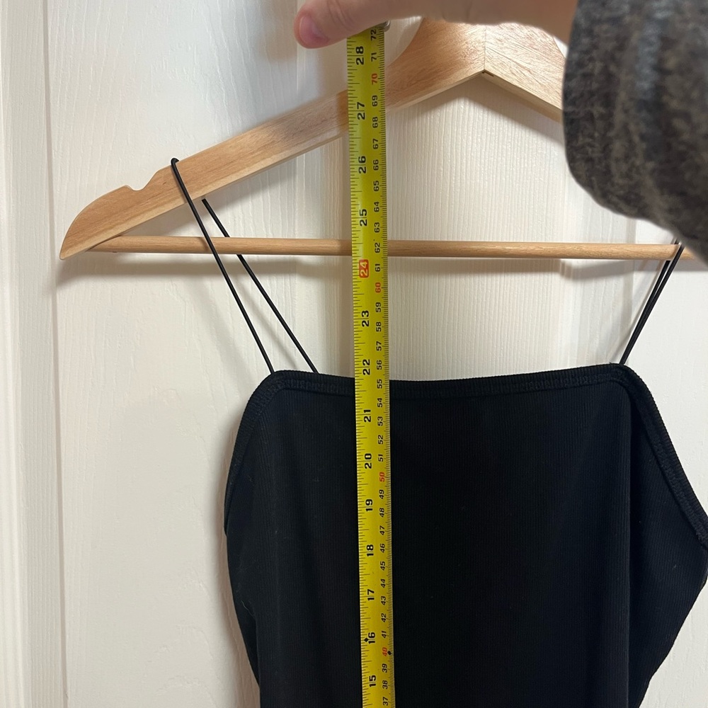 Wild Fable Black Bodysuit Ribbed Design - Picture 5 of 6